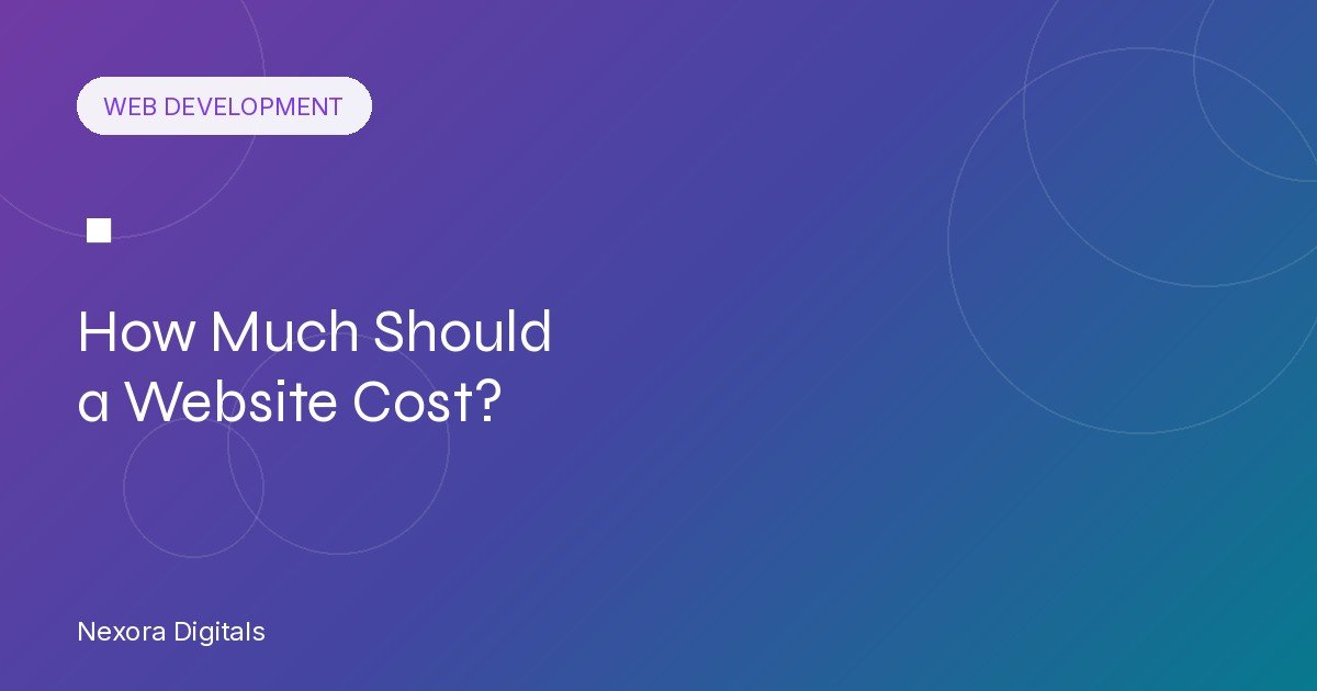 How Much Should a Website Cost in 2026?
